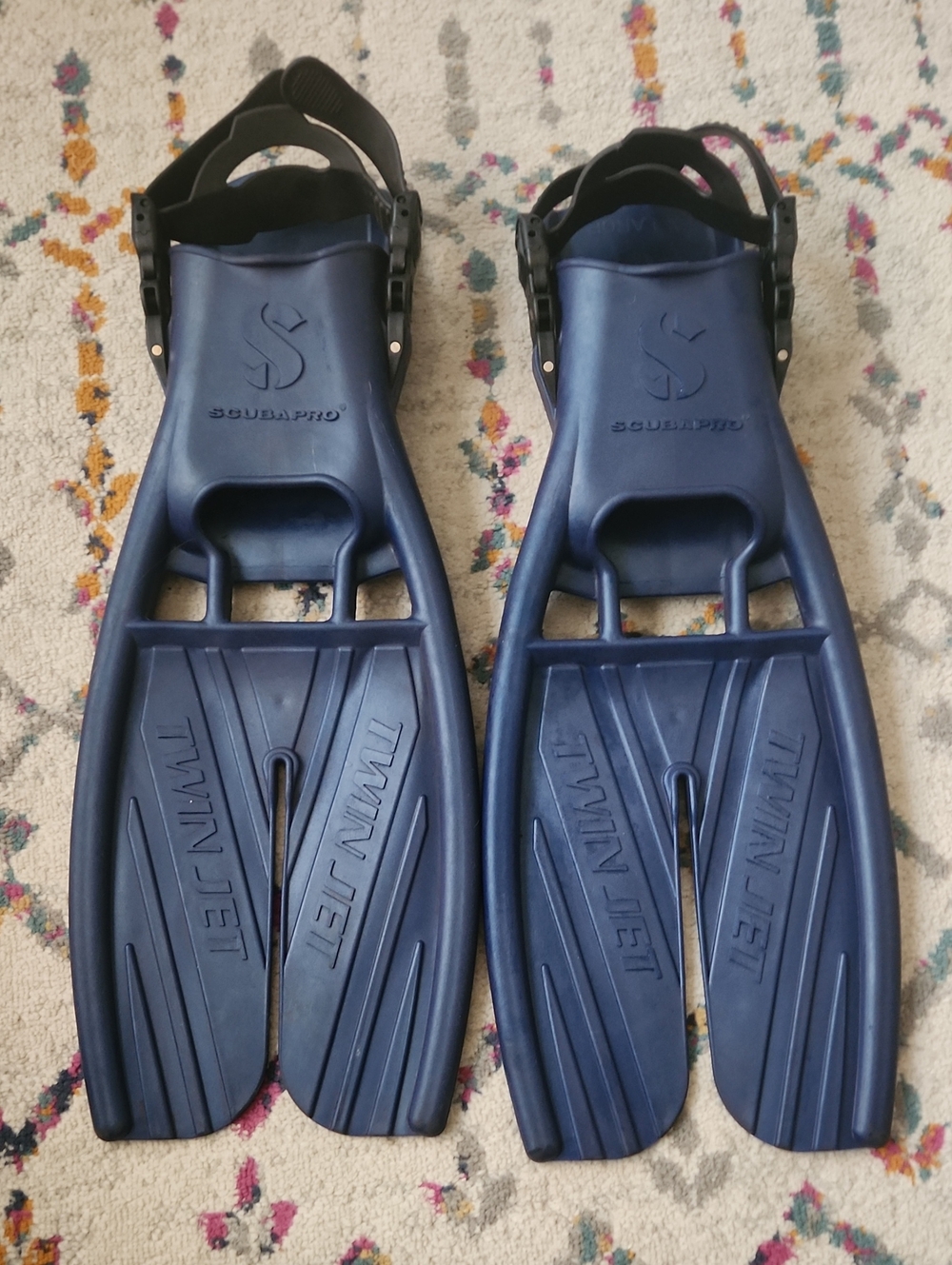 ScubaPro Twin Jet Men’s Swim Fins - Navy Blue